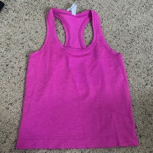 Lulu sonic pink swiftly racer back tank